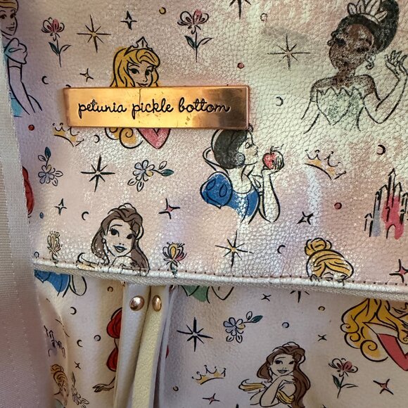 Petunia Pickle Bottom Disney Princesses Pivot Backpack Tote - Picture 3 of 15